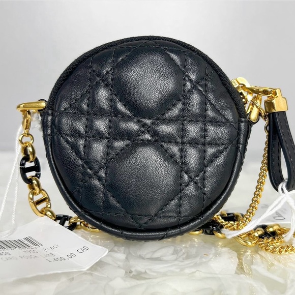 Brand new mini Dior caro round pouch ! - Picture 3 of 7
